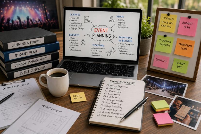 How to Organise an Event in India — Licences, Budgets, Ticketing, and Everything In Between