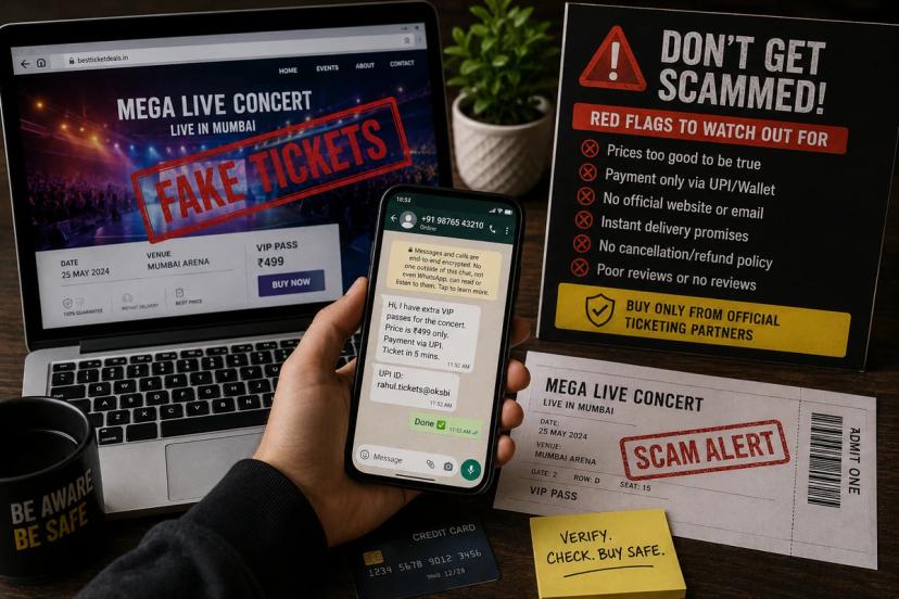 Fake Event Ticket Scams in India: How They Work and How to Not Get Burned