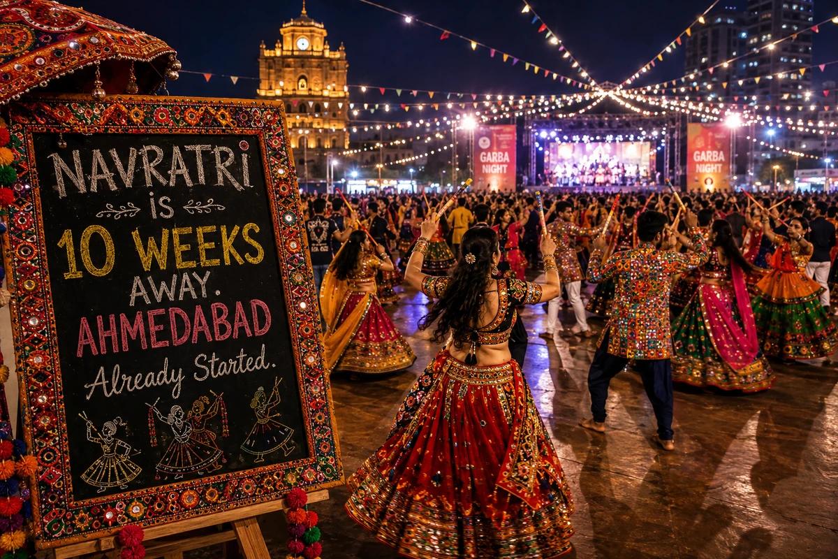 Navratri Is 10 Weeks Away. Ahmedabad Already Started.