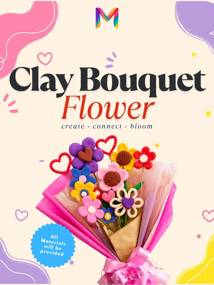 💐 Clay Bouquet Flower (Couple Event)