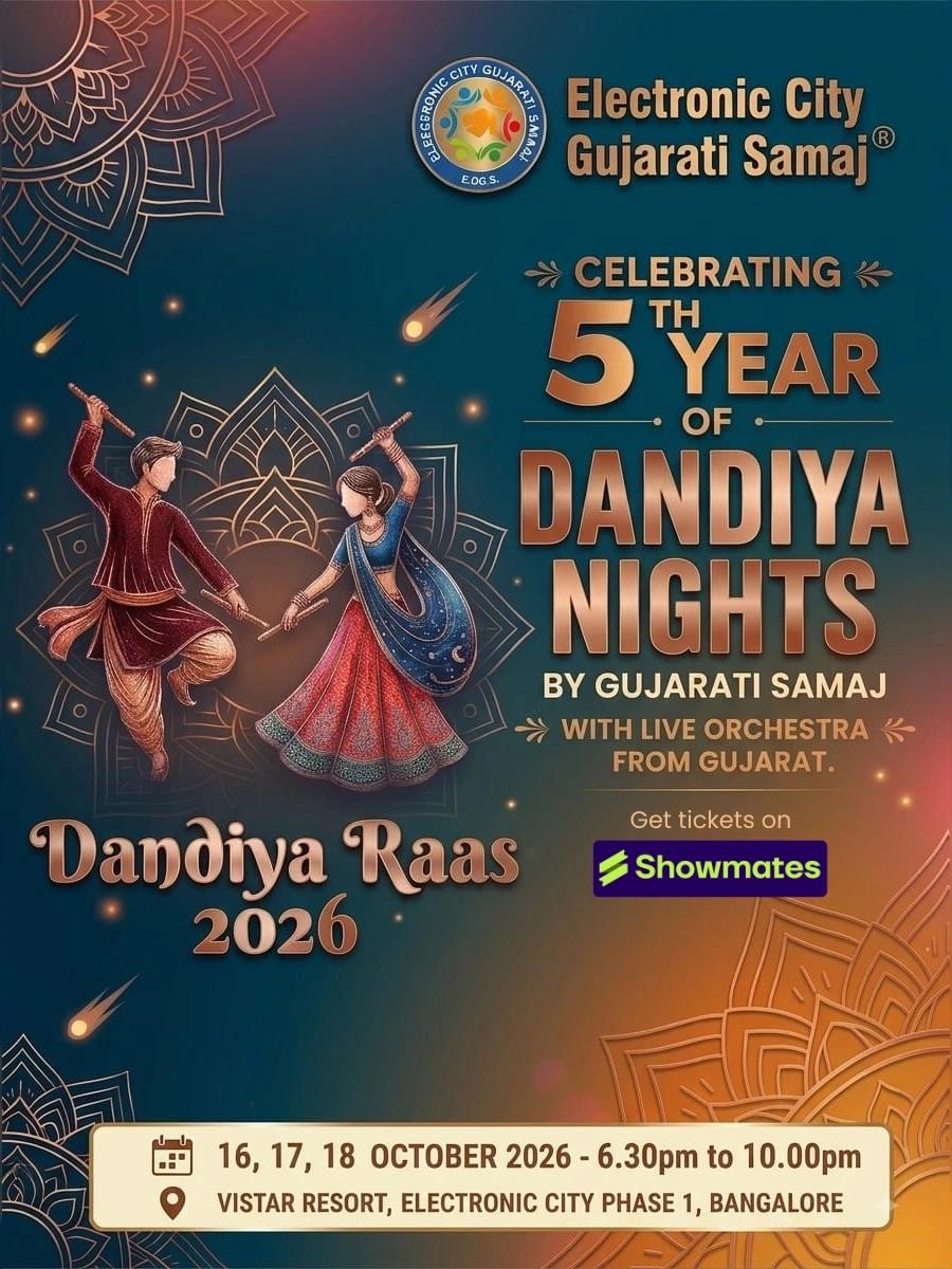 Dandiya Raas 2026 By Electronic City Gujarati Samaj