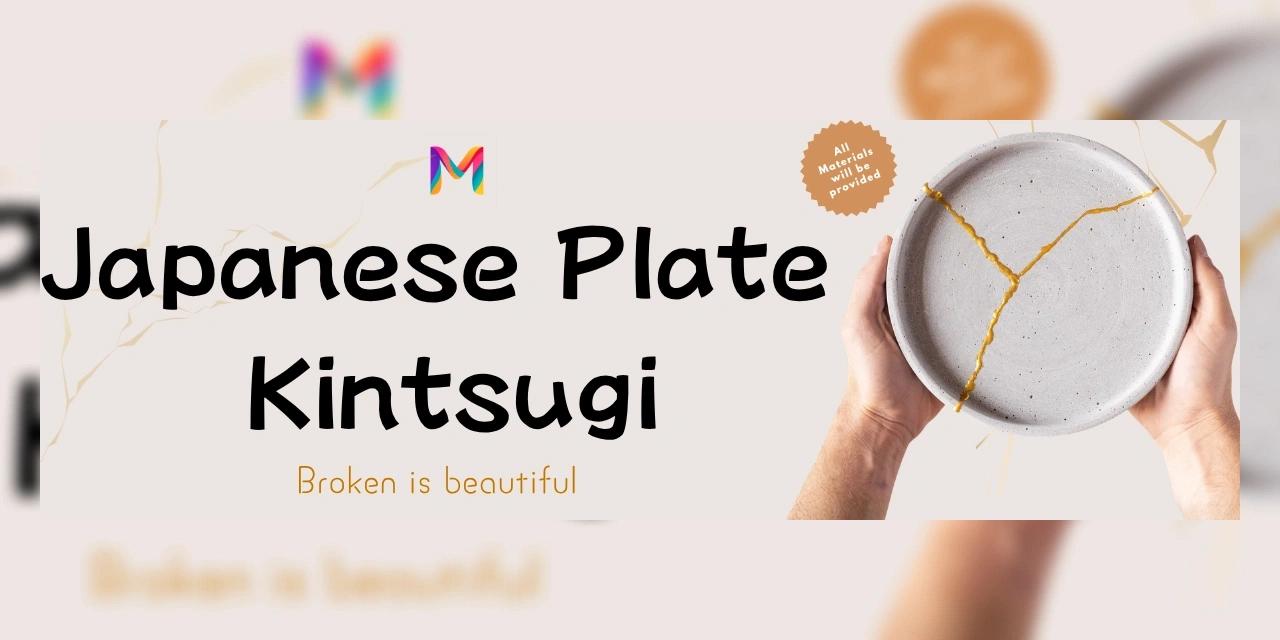 🍽 Japanese Kintsugi Plate