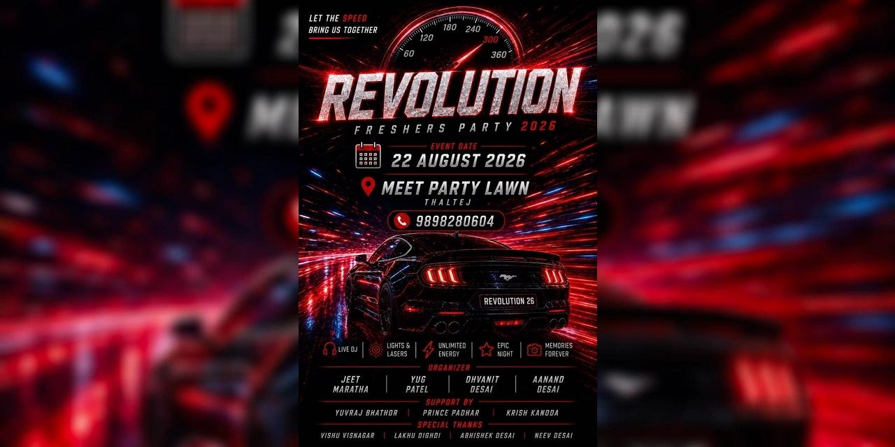 Revolution Freshers Party 2026